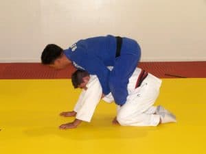 Head Judo Coach Demonstrating Ground Work
