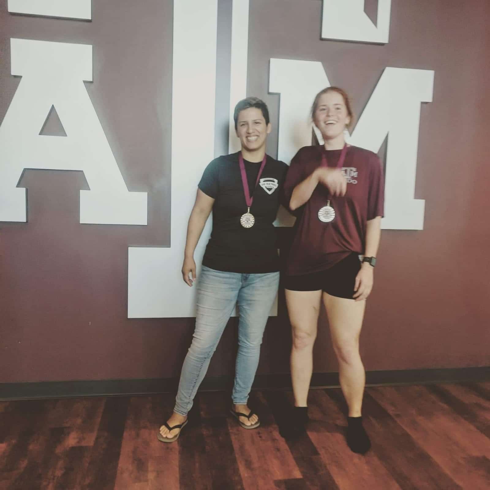 picture of two women after a texas judo tournament